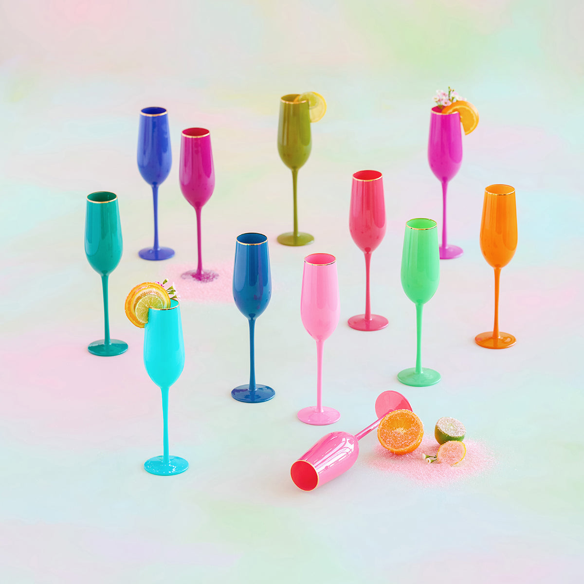 Colorful Cocktail Pitcher - Glitterville Studios